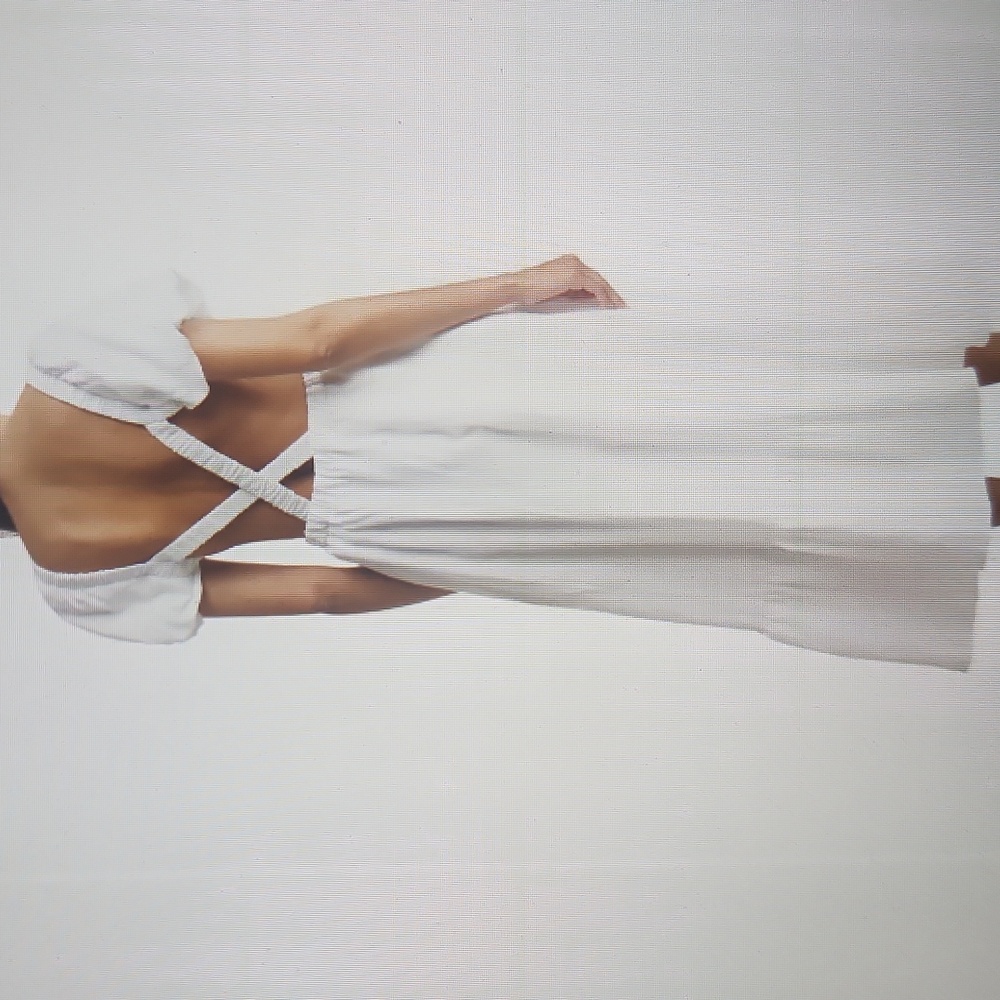 NWOT ASTRA The Label ..LA.. linen backless sun dress L
